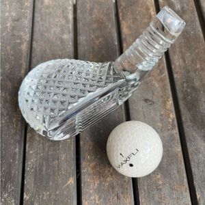 Crystal Golf Club Paperweight